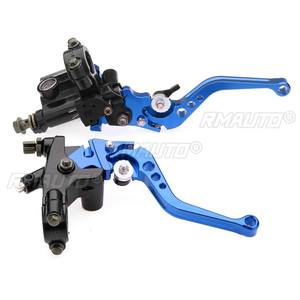 Leviers de maître-cylindre de moto 22 cm 7/8, pompe de frein hydraulique, poignées d'embrayage, levier de guidon, ensemble de réservoir pour HONDA pour Yamaha - Product Image 4