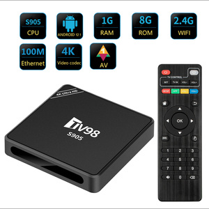 El Mejor Smart <span class=keywords><strong>TV</strong></span> Box Personalizado TV98 de World Max International con Android 12, Amlogic S905 de Cuatro Núcleos, OTT 4K para <span class=keywords><strong>Internet</strong></span> y <span class=keywords><strong>TV</strong></span> Digital - Product Image 3