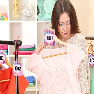ป้ายหมาย<span class=keywords><strong>เลข</strong></span>ติดเสื้อผ้าแบบใช้ซ้ำได้ สำหรับขายเสื้อผ้า โค้ท  แบบต่อเนื่อง  แบบปกติ  แบบกลับด้าน  แบบกระจก - Product Image 3