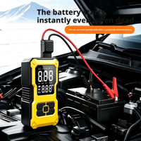 Démarreur d'urgence 1000A 6000mAh avec compresseur d'air sans fil pour voiture, booster de batterie portable et gonfleur de pneus pour véhicules électriques (unité individuelle)