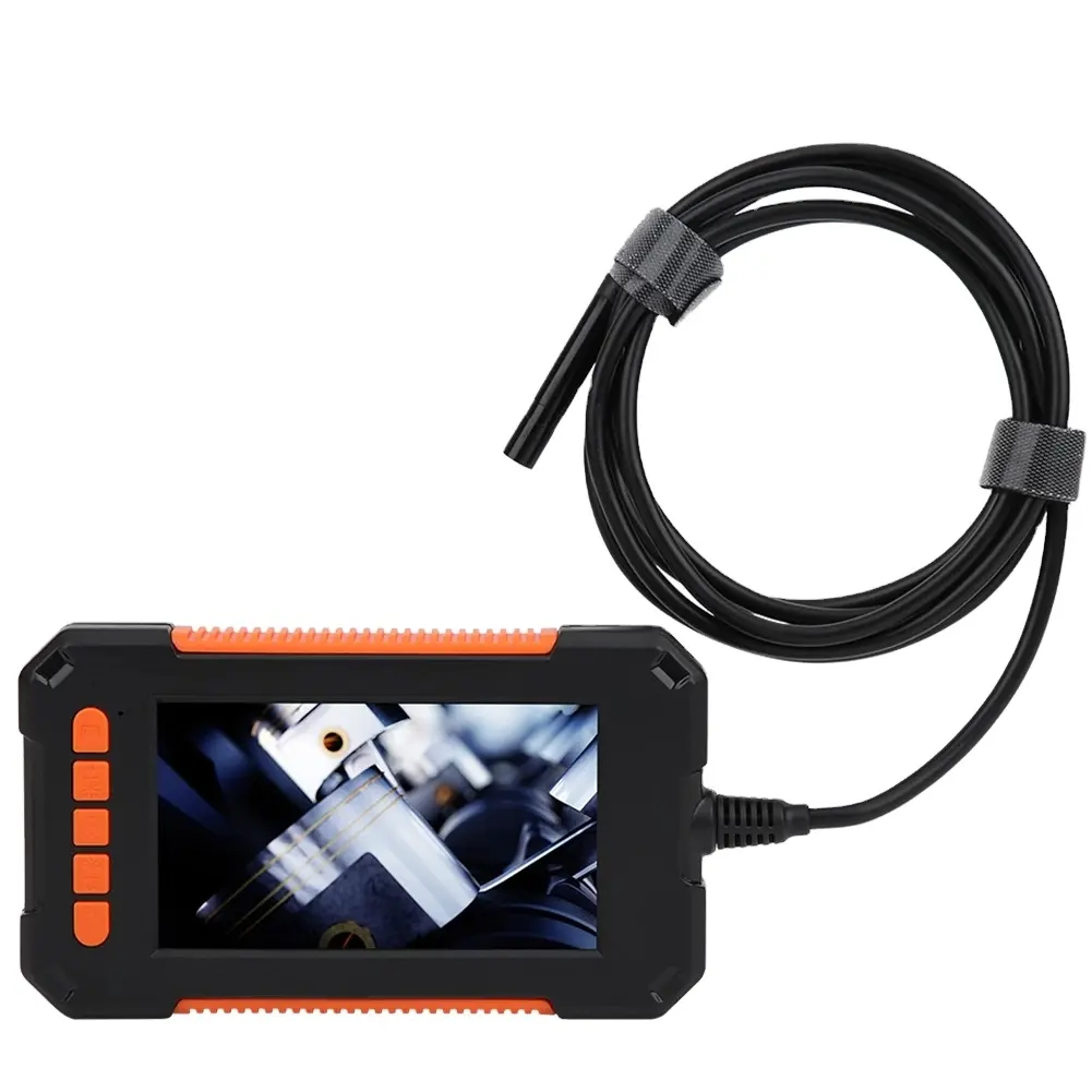 DiGear 8mm P40 handhold inspection camera screen 4.3 inch industrial flexible hard cable borescope 2.0mp endoscope camera