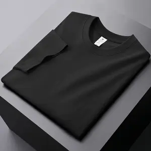 Custom Streetwear T Shirts For Men - Plain Puff Print Oversized Cotton Available Wholesale With Printed Blank