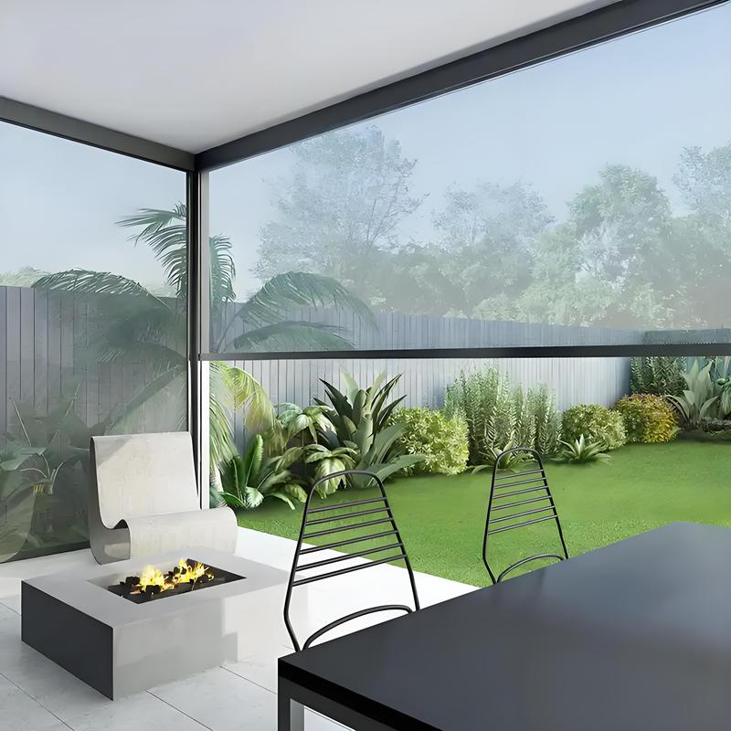Large Sunshade Window Motorized Outdoor Patio