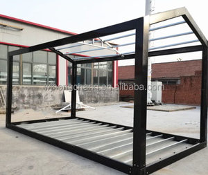 CE 20 pieds Mini-maison mobile préfabriquée en acier pour extérieur, aspect bois, style contemporain, luxe, pour hôtel, conteneur économique - Product Image 4
