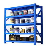 Étagères de rangement en acier léger réglables de 120 kg pour garage, protection contre la corrosion, unités d'étagères en acier pour utilisation en entrepôt
