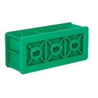 Molde para Bloques de Hormigón de Prueba, Cubo de Plástico Verde de 7.07cm, en Oferta