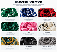 Écharpes personnalisées de haute qualité en polyester avec impression par sublimation, livraison rapide, création de votre propre logo, écharpe publicitaire de football, vente en gros