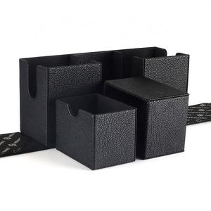 Étui personnalisé pour jeu de cartes FX, boîte de rangement pour cartes à collectionner en cuir PU, compatible avec les boîtes de cartes TCG, Sport Card Commander Deck Box - Product Image 2