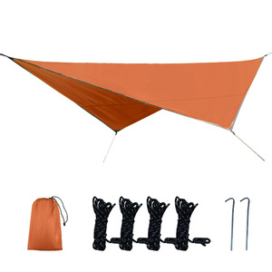 Lona de lluvia Tienda de campaña Refugio Picnic portátil <span class=keywords><strong>Sombra</strong></span> Lona grande Refugio Tiendas de campaña Camping Fly Sheet - Product Image 1