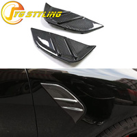 Garniture de ventilation de garde-boue en fibre de carbone sèche pour BMW M3 G80 G81 2021+ – Grille latérale en CF pur, garniture de phare, kits carrosserie style MP