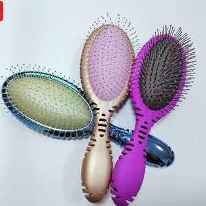 Nhà Sản Xuất Ban Đầu Của Mới Tốt Kim Làm Tóc Lược Sử Dụng Nhà Với Rỗng Rượu Sâm Banh Màu Đỏ Và Màu Sắc Tươi Sáng Nhựa Xử Lý - Product Image 2