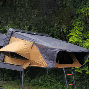 เต็นท์หลังคารถฝาพับเปิดด้านบนของออสเตรเลีย4คนเต็นท์หลังคาอลูมิเนียมแข็งสำหรับตั้งแคมป์ - Product Image 5