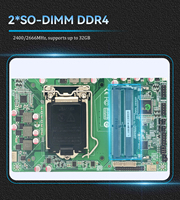 Placa Base Mini ITX H310C LGA1151 de 170x170 mm Compatible con Intel 6/7/8/9 Gen I3/i5/i7 para PC Todo en Uno/Control Industrial