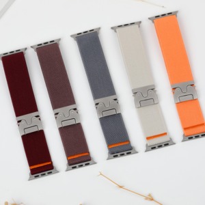 Correas de Repuesto para Reloj <span class=keywords><strong>Apple</strong></span> <span class=keywords><strong>Watch</strong></span> Series 3 4 5 6 SE <span class=keywords><strong>7</strong></span> <span class=keywords><strong>8</strong></span> 9 10 11 38mm 40mm 41mm 42mm 44mm 45mm 46mm, Correa Deportiva de Nailon - Product Image 1