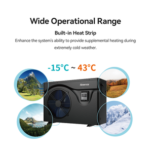 2025 OEM ODM haute efficacité R32 tout-en-un Portable plein onduleur chauffe-eau à source d'air nouvelle chaleur de piscine tout-en-un - Product Image 4