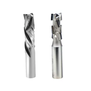 DH Wood HSS Milling Cutter TCT Face Mill edge Tungsten Carbide End mill Alloy Spiral EndMill for woodworking