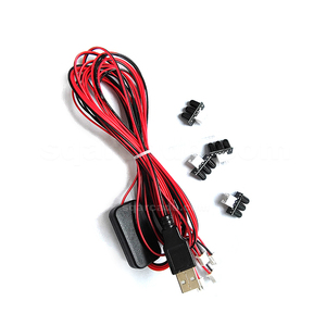 ปืนยิงแสงอาร์เคดแบบ USB 4หลอด LED เซ็นเซอร์ตรวจจับตำแหน่งอินฟราเรดลูกปัดโคมไฟสีดำเหมาะสำหรับ<span class=keywords><strong>คอม</strong></span>พิวเตอร์เกมแสงปืนรุ่นไร้สาย - Product Image 2