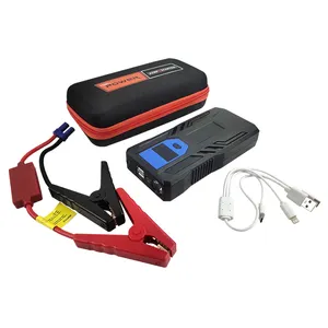 Draagbare En Efficiënte Lithium Ion 800a Piek 12V Auto Jump Starter Auto Batterij Booster Pack