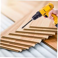 Forets à pointe de lance en carbure de tungstène WEHER WH-GTD à tige hexagonale/ronde, haute efficacité pour le perçage du verre/des carreaux, ISO