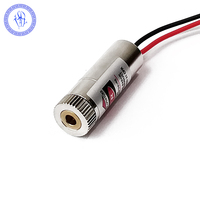 Module de Diode Laser rouge, lot de 2, pour 30mW 650nm point rouge 3-5V 12x35mm