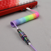 Câble de clavier mécanique usb type-c avec connecteur Gx16 Dazzling Aviator câble de clavier usb enroulé