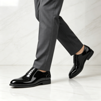 Premium Herren-Lacklederschuhe Hochglanz Formelle Oxfords Anzugschuhe für Hochzeit Gala Luxuriöse Hochglanz-Business-Schuhe