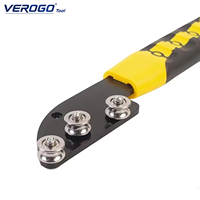 VEROGO 1 pièce, redresseur de fils en acier inoxydable, outil professionnel pour électriciens, outil pour bornes de câbles, pour électriciens