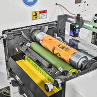 Machine d'impression flexographique en ligne HJRY-350, 8 à 10 couleurs, imprimante flexo à moteur servo pour étiquettes, papier, film plastique avec refroidisseur