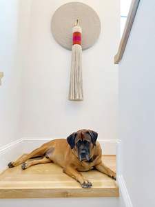 Decorazione da Parete in Macramè con Nappe Fatta a Mano, Nuovo Design Boemo per Arredare Casa e Soggiorno - Product Image 3