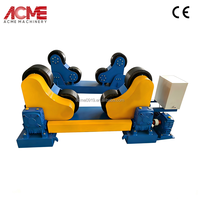 Positionneur de rouleaux auto-ajustable, rotateur de tuyaux auto-centrant, adaptable pour le soudage, en polyuréthane, avec contrôle de vitesse VFD sans fil