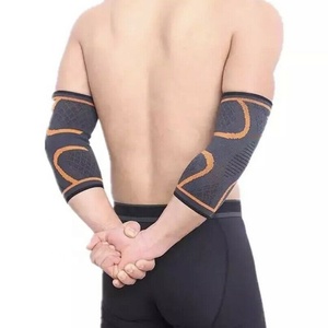PIHA SPORTS <b>Compression</b> Elbow Sleeve with Crazy Fit Massage for Sports & Tennis Elbow Pain Relief Featuring Bamboo Charcoal - Product Image 4