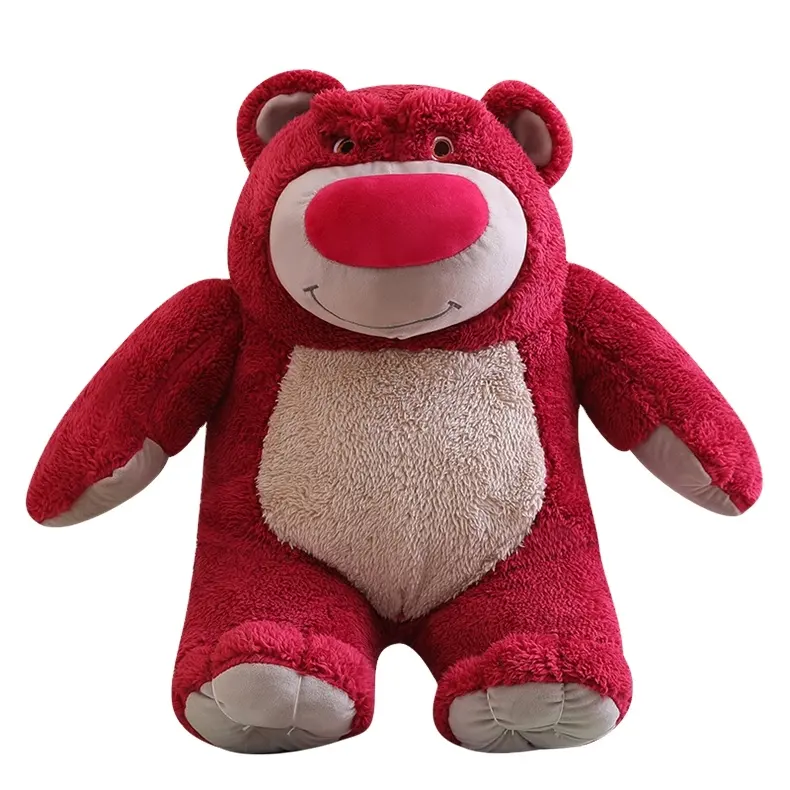 Custom plush toys strawberry bear soft plush toys wholesale easter promotional stuffed kids toys cute teddy bear