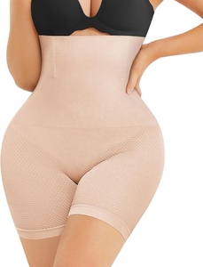 2024 ropa de compresión de cintura alta para mujer, <span class=keywords><strong>bragas</strong></span> moldeadoras de cuerpo con Control de barriga sin costuras, ropa moldeadora de talla grande, pantalones cortos moldeadores - Product Image 2