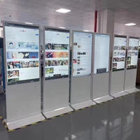 Kiosque d'affichage numérique vertical à écran tactile sur pied, affichage numérique Android, totem d'affichage LCD