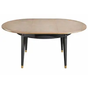 Table à manger ronde extensible Table de cuisine meubles de salle à manger meubles de maison en bois MDF moderne 30-45 jours L/C T/T
