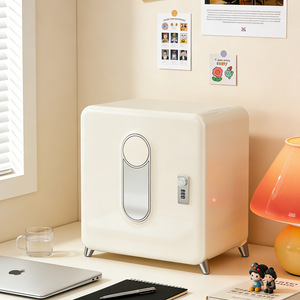 Home <b>Lockable</b> <b>Storage</b> <b>Box</b> Rectangle 2000g Standing Type Office Organizer White Black Red - Product Image 2