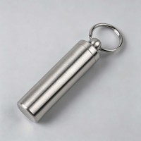 Boîte scellée en acier inoxydable pour l'extérieur, mini boîte à médicaments en métal étanche, conteneur étanche en acier inoxydable