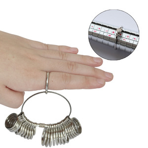 <strong>Ring</strong> Size Measurer Mandrel Metal UK <strong>Ring</strong> Size <strong>Measurement</strong> <strong>Tool</strong> Finger Gauge Kit Jewelry Size <strong>Tool</strong> - Product Image 6