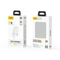 Chargeur rapide super puissant Aspor A831 GaN 65W avec protection OTP 3-en-1 pour téléphone, montre, tablette et ordinateur portable