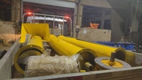 Convoyeur à vis tubulaire LSY325 Hongxing 380V pour centrale à béton, moteur haute efficacité, vis sans fin pour ciment, manutention de matériaux en vrac