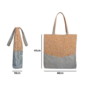 Sacs fourre-tout en liège personnalisés Boshiho, sac à main en liège vegan, sac fourre-tout en liège vegan écologique pour femmes - Product Image 2