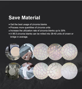 Machine de fraisage dentaire à 5 axes à broche unique verticale Siemens, pour abutments et prothèses dentaires, robuste, haute précision, modèle Chorway <span class=keywords><strong>Vinson</strong></span> 5H - Product Image 6