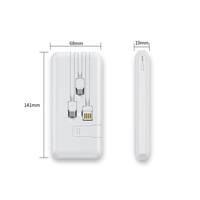 SS-05 Power Bank Outdoor Kapasitas Besar 10000mAh Dengan Empat Kabel, Penjualan Langsung Pabrik, Laris Manis