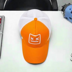 कस्टम हिप हॉप कैबी ड्राइवर ट्रक कैप बतख जीभ छाया औपचारिक डोबी स्ट्रीट मुस्कान कढ़ाई पैच बेसबॉल टोपी - Product Image 6