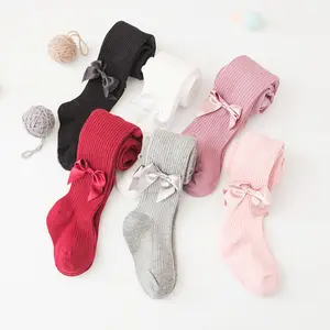 新生儿热卖婴儿膝高袜儿童大腿定制针织婴儿袜子连裤袜女婴袜子