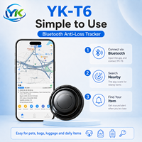 Pelacak Anti-Hilang Mini Bluetooth WiFi dengan Baterai yang Dapat Diganti, Kompatibel dengan Aplikasi Android/PC, Pencari Kunci untuk Hewan Peliharaan, Tas, Koper, dan Barang Berharga