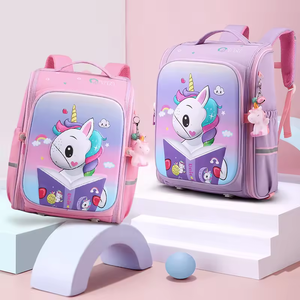 2024 filles à la mode dessin animé école sac à dos usine directe résistant à l'usure décompression colonne vertébrale soins <span class=keywords><strong>cartable</strong></span> échantillon gratuit - Product Image 2