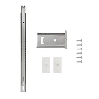 Gestroomlijnde ergonomische metalen push-to-open ladegeleiders met volledige uittrekking en 1 inch extra bewegingsruimte voor medische en kantoorartikelen