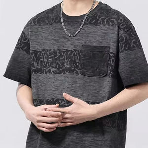 Vendite di fabbrica alta qualità 230 grammi di cotone puro t-shirt da uomo molti colori oversize supporto <span class=keywords><strong>Hommy</strong></span> e spedizione - Product Image 1