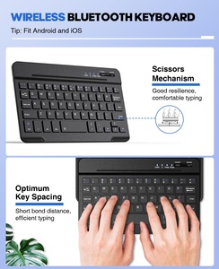 <span class=keywords><strong>MoKo</strong></span> Béquille en cuir PU durable et bien conçue Étui universel pour tablette Étui pour clavier pour tablettes Samsung <span class=keywords><strong>iPad</strong></span> 7 8 pouces - Product Image 6